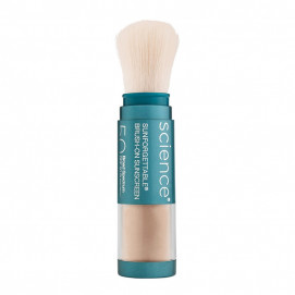 Солнцезащитная пудра с кистью SPF 50 - Medium / Полунасыщенный